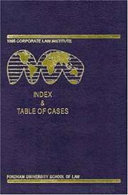 Annual proceedings of the Fordham Corporate Law Institute