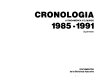Cronolog�ia Latinoam�erica y el mundo, 1985-1991