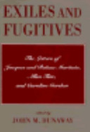 Exiles and fugitives : the letters of Jacques and Raïssa Maritain, Allen Tate, and Caroline Gordon /