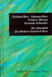 Zur Aktualit�at des Denkers Friedrich Heer /