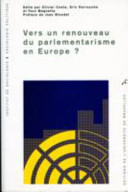 Vers une nouvelle Europe? = Towards a new Europe? /