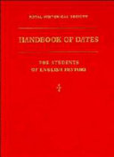 Handbook of dates for students of English history /