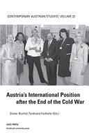 Austrias international position after the end of the Cold War /