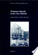 Weimarer Klassik in der �Ara Ulbricht /