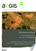 Excavations at Sissi : preliminary report on the 2007-2008 campaigns /