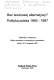 Bez lewicowej alternatywy? : polityka polska 1993-1997 : materiały z konferencji "Bilans czterolecia z perspektywy centrolewicy," Ustroń, 9-11 listopada 1997