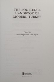 The Routledge handbook of modern Turkey /