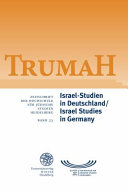 Israel-Studien in Deutschland = Israel studies in Germany /