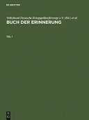 Buch der Erinnerung : die ins Baltikum deportierten deutschen, �osterreichischen und tschechoslowakischen Juden /