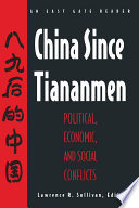 China since Tiananmen : political, economic and social conflicts /