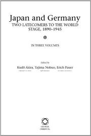 Japan and Germany : two latecomers to the world stage, 1890-1945 /
