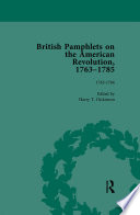 British pamphlets on the American Revolution, 1763-1785