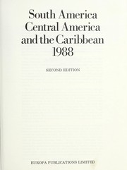 South America, Central America and the Caribbean, 1988