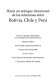 Hacia un enfoque trinacional de las relaciones entre Bolivia, Chile y Perú