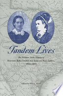 Tandem lives : the frontier Texas diaries of Henrietta Baker Embree and Tennessee Keys Embree, 1856-1884 /