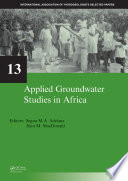 Applied groundwater studies in Africa /