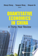 Quantitative economics in China : a thirty-year review /