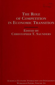 The Role of competition in economic transition /