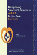 Deepening structural reform in Africa : lessons from East Asia /