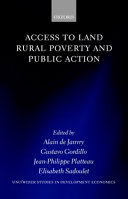 Access to land, rural poverty, and public action /