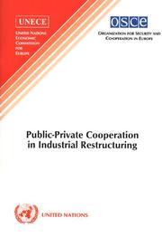 Public-private cooperation in industrial restructuring /
