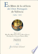 Els llibres de la col·lecta del dret portugués de València (1464-1512) /