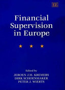 Financial supervision in Europe /