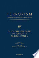 European responses to terrorist radicalization /