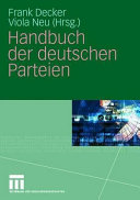 Handbuch der deutschen Parteien /