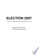 Election 2007 : the shift to limited peferential voting in Papua New Guinea /