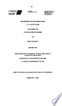 Improving security and facilitating commerce at the nation's ports of entry : seaports of Los Angeles and Long Beach, CA : hearing before the Subcommittee on Criminal Justice, Drug Policy, and Human Resources of the Committee on Government Reform, House of Representatives, One Hundred Seventh Congress, second session, February 1, 2002