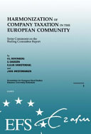 Harmonization of company taxation in the European Community : some comments on the Ruding Committee report /