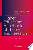 Higher education : handbook of theory and research