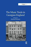 The music trade in Georgian England /