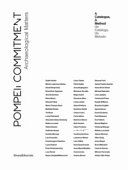 Pompeii commitment : archaeological matters : a catalogue, a method = un catalogo, un metodo /