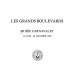 Les grands boulevards : [exhibition] Musée Carnavalet, 25 juin-20 octobre 1985