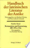 Handbuch der lateinischen Literatur der Antike /