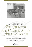 A companion to the literature and culture of the American south /