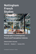 Photography in contemporary French and francophone cultures /