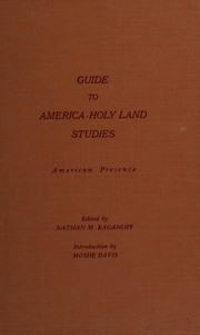 Guide to America--Holy Land studies : American presence /