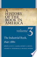 A history of the book in America /