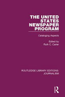 The United States newspaper program : cataloging aspects /