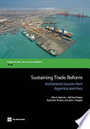 Sustaining trade reform : institutional lessons from Argentina and Peru /