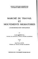 March�e du travail et mouvements migratoires : leuromigration espagnole /