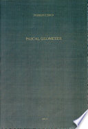 Pascal geometer : discovery and invention in seventeenth-century France /