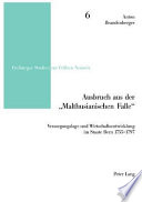 Ausbruch aus der "Malthusianischen Falle" : Versorgungslage und Wirtschaftsentwicklung im Staate Bern 1755-1797 /