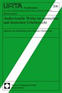 Audiovisuelle Werke im russischen und deutschen Urheberrecht : zugleich eine Einführung in das russische Urheberrecht /