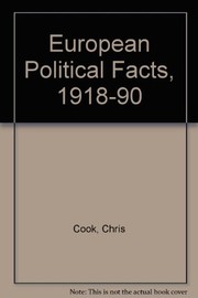 European political facts, 1918-90 /