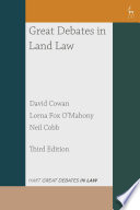 Great debates in land law /