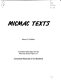 Micmac texts /